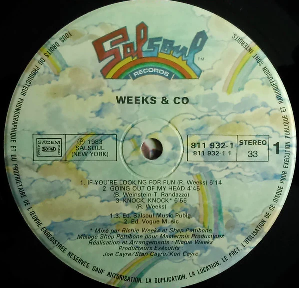Weeks & Co. - Weeks & Co. (LP, Album) - Image 3