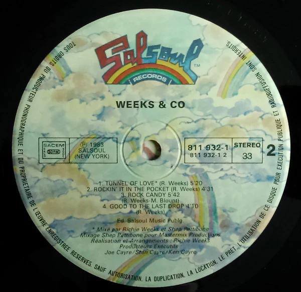Weeks & Co. - Weeks & Co. (LP, Album) - Image 4