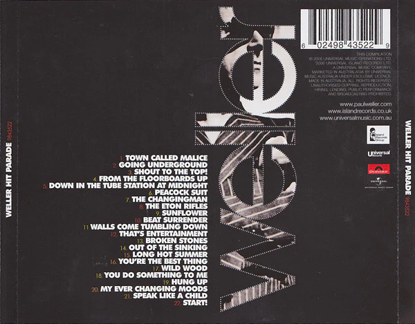 Weller* / The Jam / The Style Council, Paul Weller - Hit Parade (CD, Comp) - Image 2