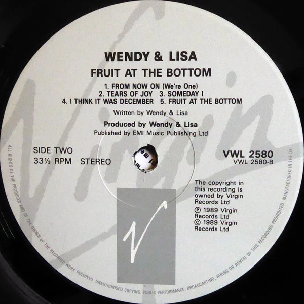Wendy & Lisa - Fruit At The Bottom (2xLP, Album, Ltd, RE) - Image 5