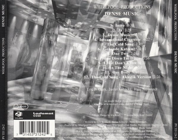 Whirlpool Productions - Dense Music (CD, Album) - Image 2