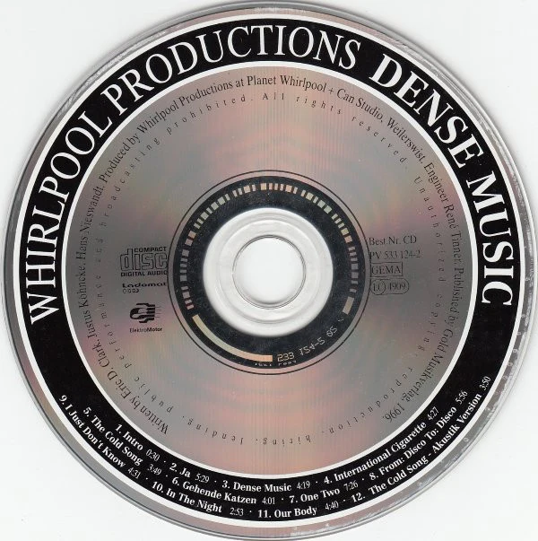Whirlpool Productions - Dense Music (CD, Album) - Image 3