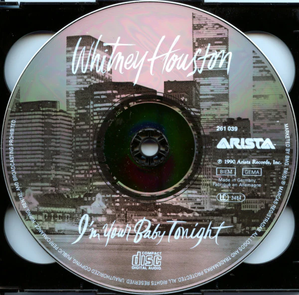 Whitney Houston - I'm Your Baby Tonight (CD, Album) - Image 3