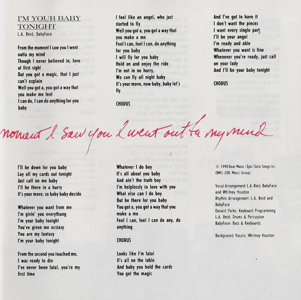 Whitney Houston - I'm Your Baby Tonight (CD, Album) - Image 5