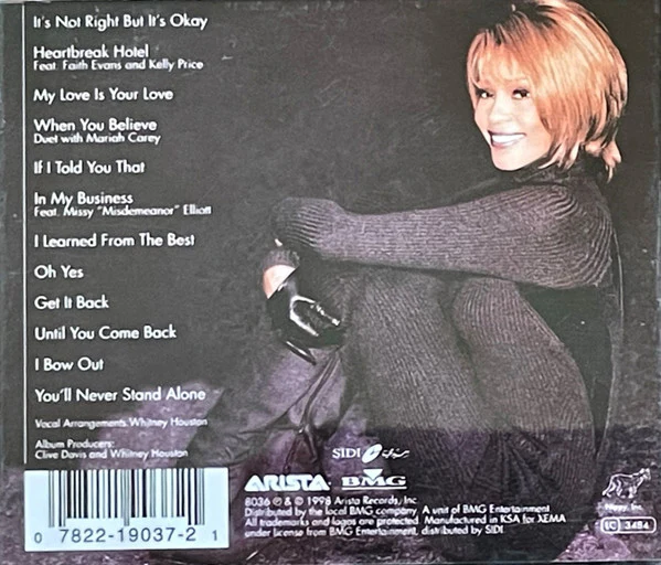 Whitney Houston - My Love Is Your Love (CD, Album) - Image 4