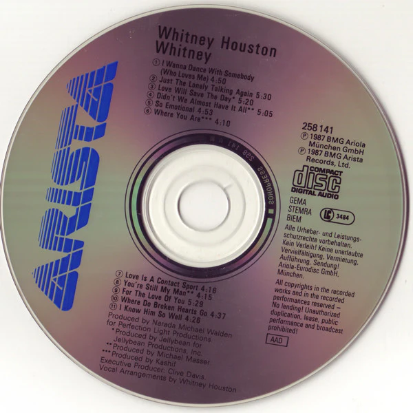 Whitney Houston - Whitney (CD, Album) - Image 3