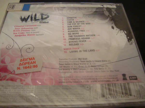 Wild (12) - Time (CD, Album, Copy Prot.) - Image 3