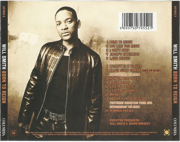 Will Smith - Born To Reign (CD, Album) - Image 2