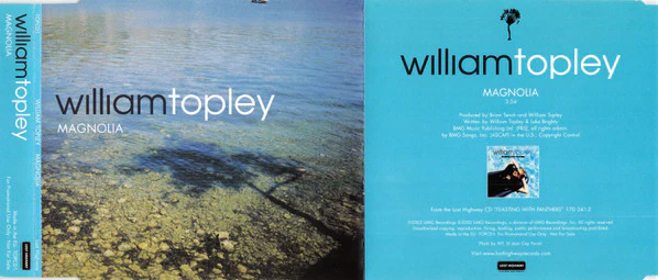 William Topley - Magnolia (CD, Single, Promo) - Image 3