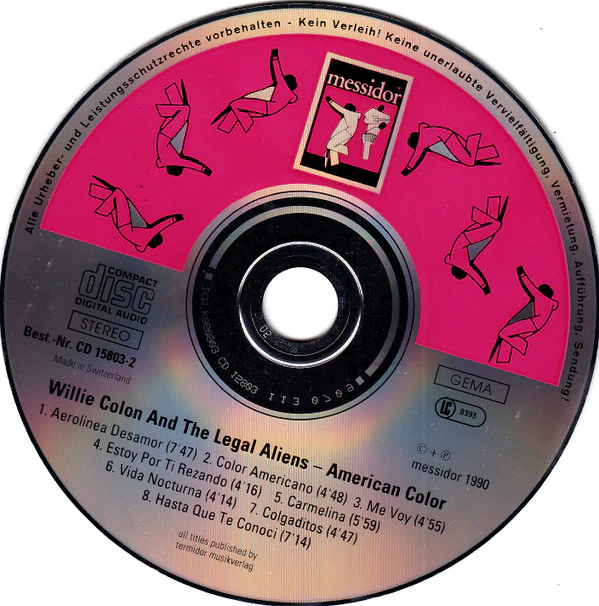 Willie Colón - American Color (CD, Album) - Image 3