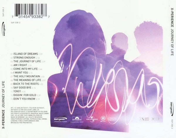 X-Perience - Journey Of Life (CD, Album) - Image 3