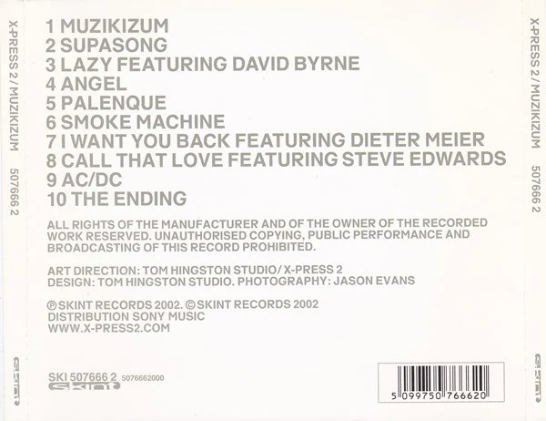 X-Press 2 - Muzikizum (CD, Album) - Image 2