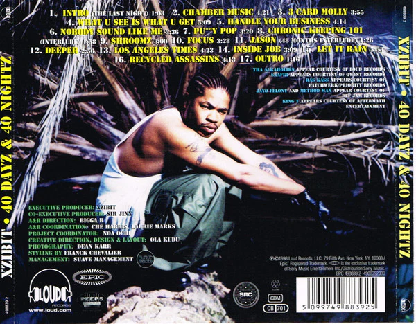 Xzibit - 40 Dayz & 40 Nightz (CD, Album, RE) - Image 2