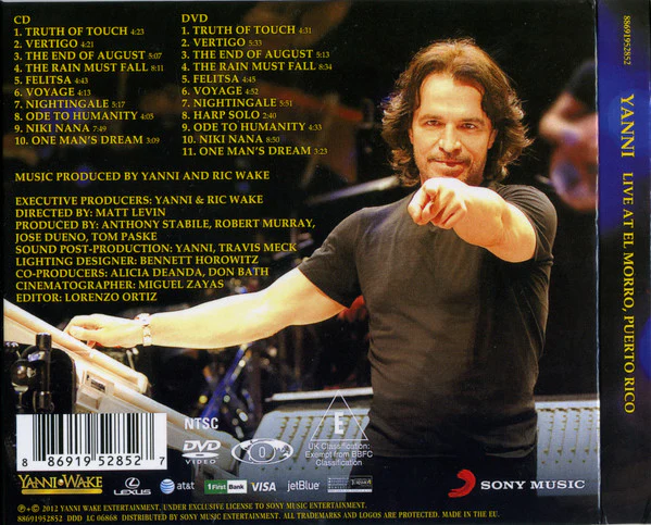 Yanni  - Live At El Morro, Puerto Rico (CD, Album, Dig + DVD-V) - Image 2