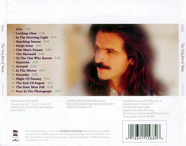 Yanni  - The Very Best Of Yanni (CD, Comp, RM) - Image 3