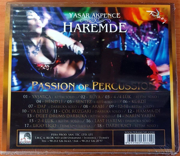 Yaşar Akpençe - Haremde (Passion Of Percussion) (CD, Album) - Image 2