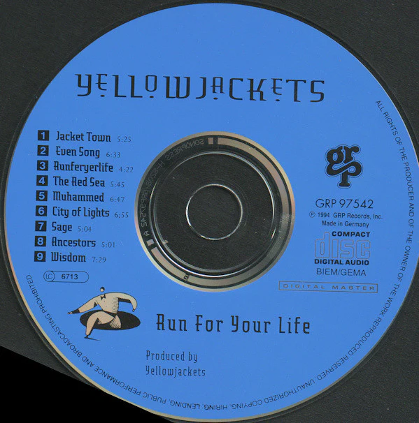 Yellowjackets - Run For Your Life (CD, Album) - Image 3