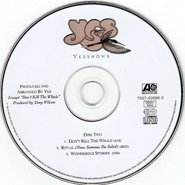 Yes - Yesshows (2xCD, Album, RE, RM) - Image 5