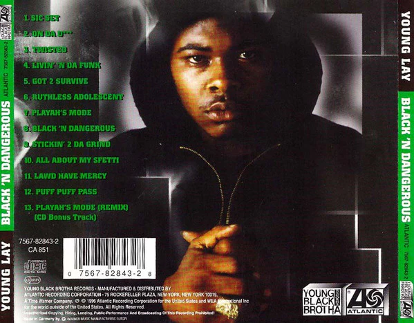 Young Lay - Black 'N Dangerous (CD, Album) - Image 4