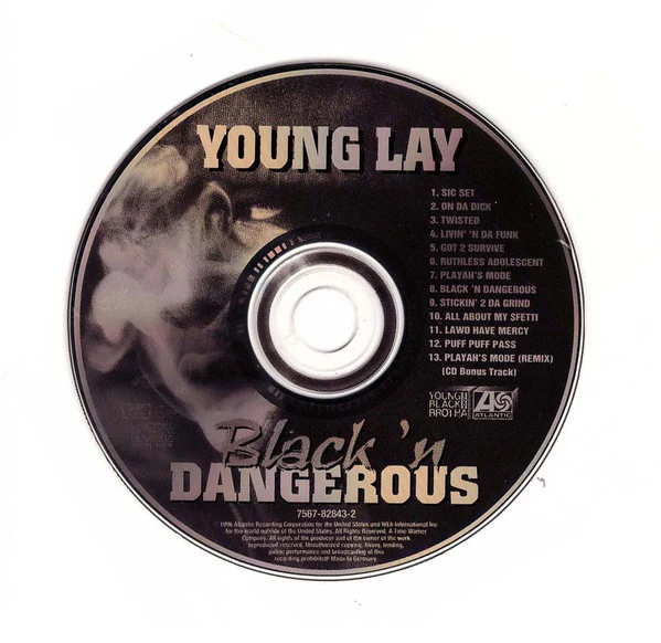 Young Lay - Black 'N Dangerous (CD, Album) - Image 5