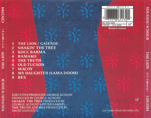 Youssou N'Dour - The Lion (CD, Album) - Image 2
