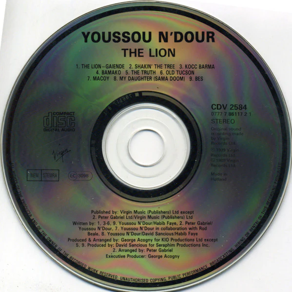 Youssou N'Dour - The Lion (CD, Album) - Image 3