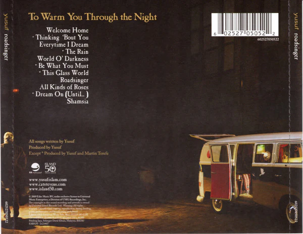 Yusuf* - Roadsinger (CD, Album) - Image 4