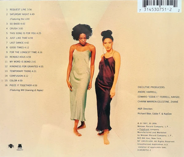 Zhané - Saturday Night (CD, Album, RE) - Image 4