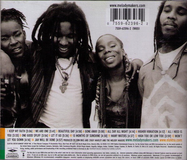 Ziggy Marley And The Melody Makers - Spirit Of Music (CD, Album) - Image 2
