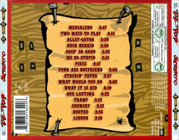 ZZ Top - Mescalero (CD, Album, Copy Prot., Son) - Image 2