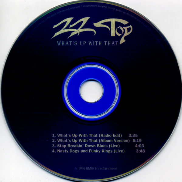 ZZ Top - What's Up With That (CD, Single, Dig) - Image 4